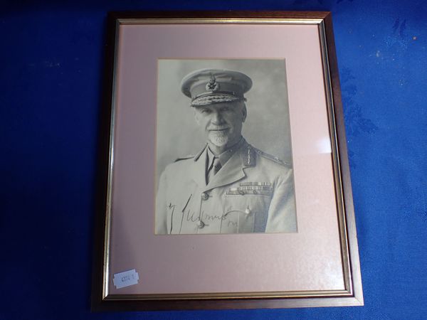 A SIGNED PHOTOGRAPH OF GENERAL JAN CHRISTIAAN SMUTS