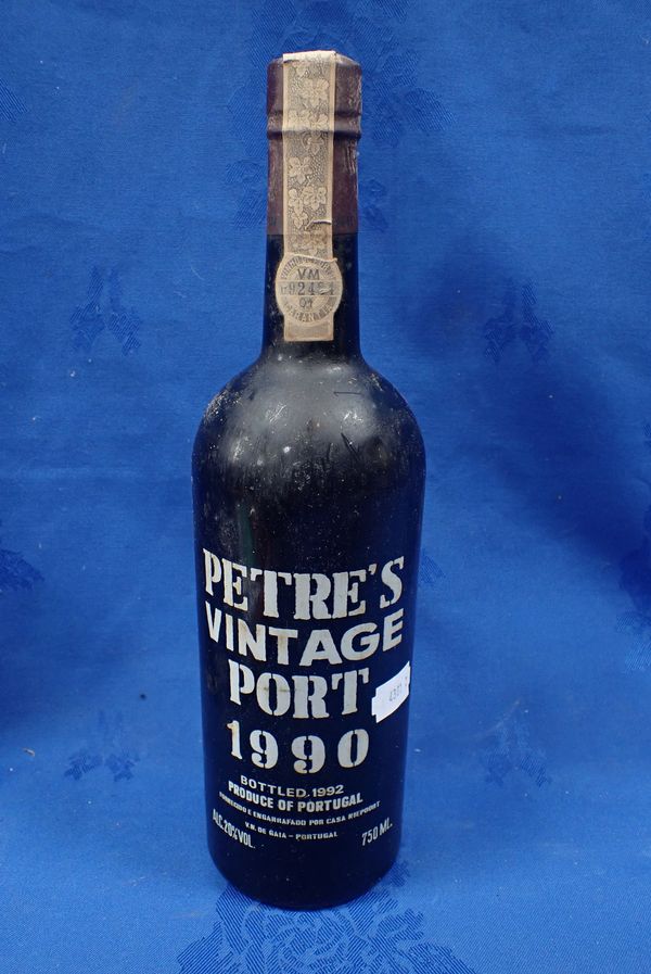 A BOTTLE OF 1990 PETRES  VINTAGE PORT