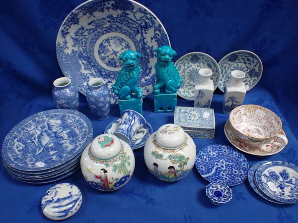 A COLLECTION OF CHINESE AND JAPANESE CERAMICS