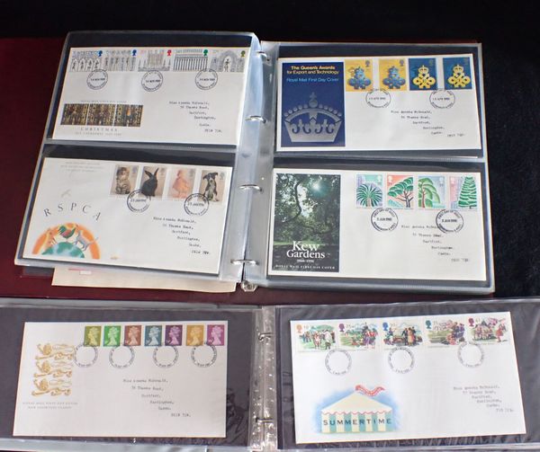 TWO ALBUMS OF FIRST DAY COVERS