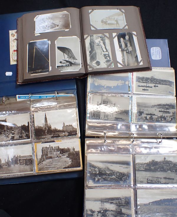 A  COLLECTION OF POSTCARDS, SOME OF AERONAUTICAL INTEREST