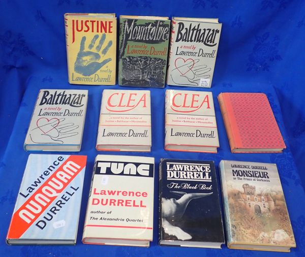 A COLLECTION OF LAWRENCE DURRELL BOOKS