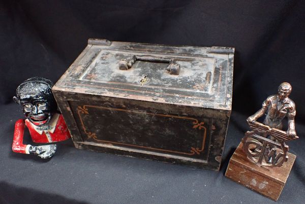 A VICTORIAN 'GARDNER'S PATENT' STRONGBOX