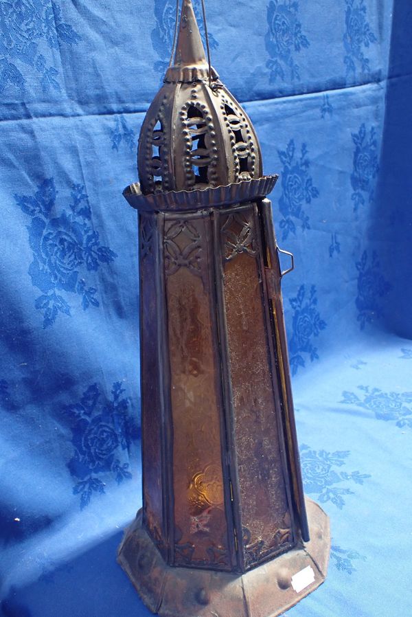 A MOROCCAN PENDANT LAMP