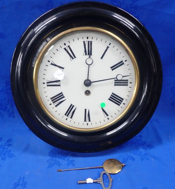 A CONTINENTAL DIAL WALL CLOCK