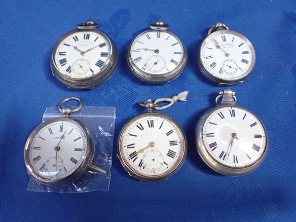 M. DONALD OF LONDON: A SILVER PAIR-CASED POCKET WATCH