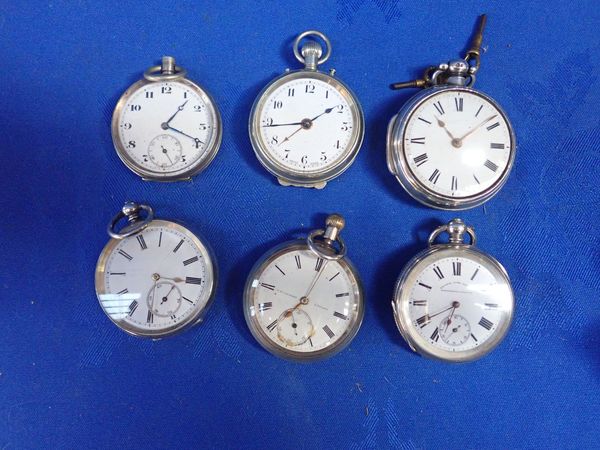 ELDON OF LONDON: A SILVER PAIR-CASED GENTLEMAN'S POCKET WATCH