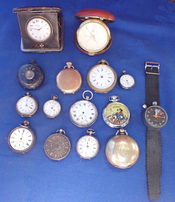 A QUANTITY OF VARIOUS POCKET WATCHES