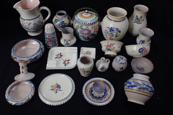 A COLLECTION OF POOLE POTTERY