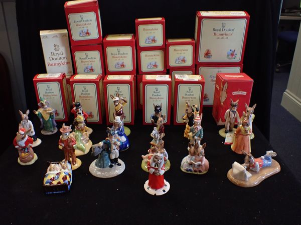 A COLLECTION OF ROYAL DOULTON BUNNYKINS FIGURINES