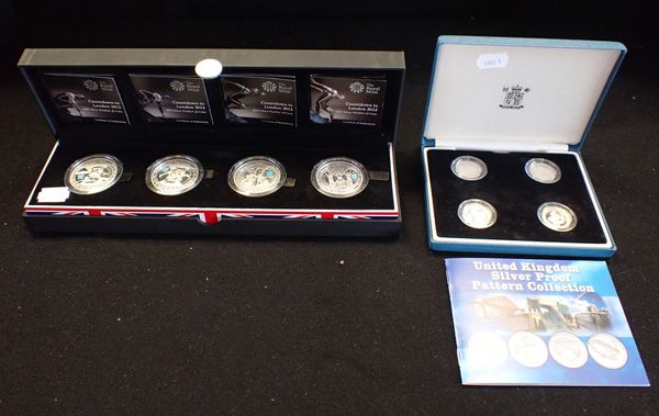 COUNTDOWN TO LONDON 2012 SILVER PIEDFORT COIN SET