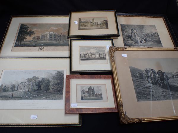 SEVEN 19TH CENTURY PRINTS