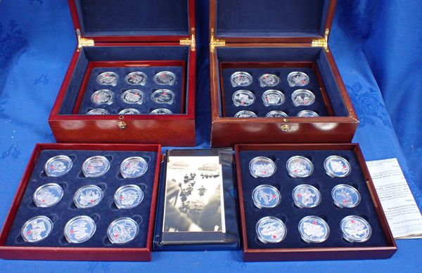 'THE ROUTE TO VICTORY' SILVER COIN COLLECTION