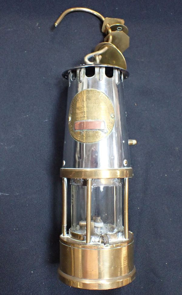 A MINER'S LAMP;  'THE PROTECTOR