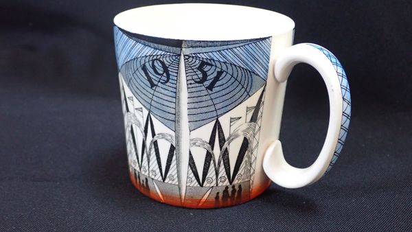 NORMAN MAKINSON FOR WEDGWOOD; FESTIVAL OF BRITAIN MUG