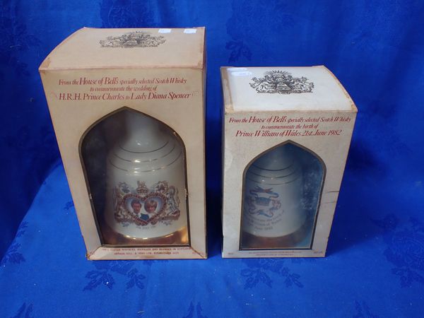 TWO BELLS WHISKY DECANTERS