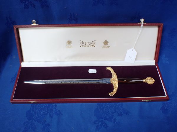 A 50th ANNIVERSARY DAGGER OF THE END OF SECOND WORLD WAR