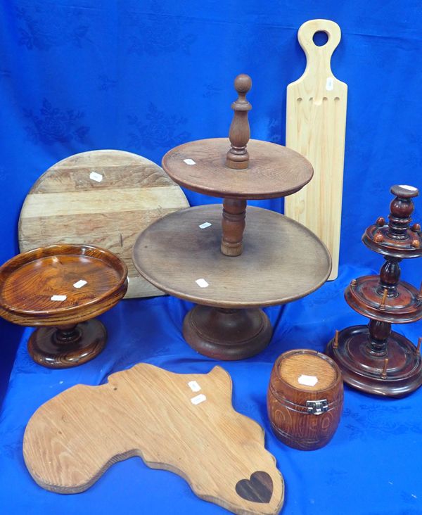 A VICTORIAN  COTTON REEL STAND