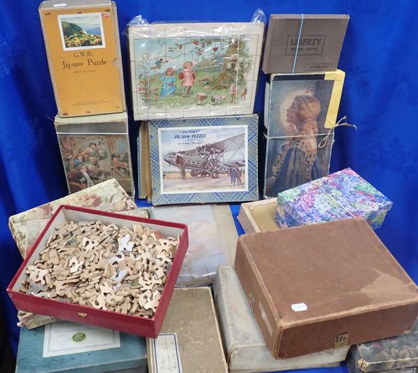 A COLLECTION OF PREWAR JIGSAW PUZZLES