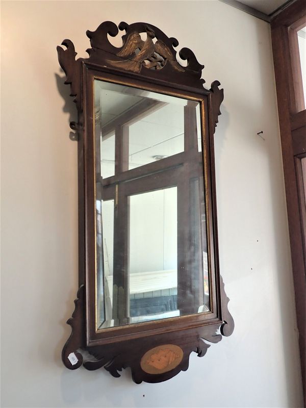 A VICTORIAN MIRROR IN LATE 18TH CENTURY STYLE