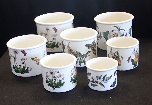 A COLLECTION OF PORTMEIRION PLANT POT HOLDERS