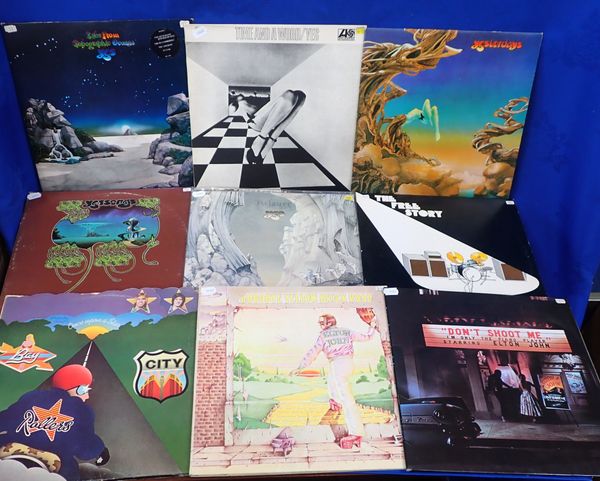 A COLLECTION OF POP LPs