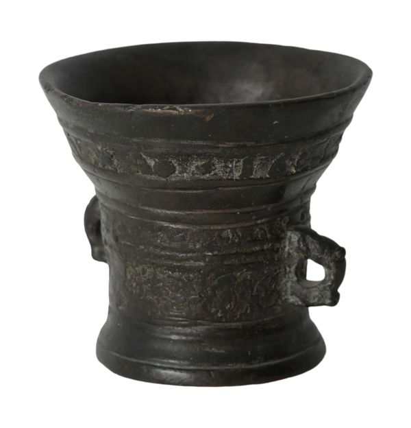 A BRONZE MORTAR DATED '1603'