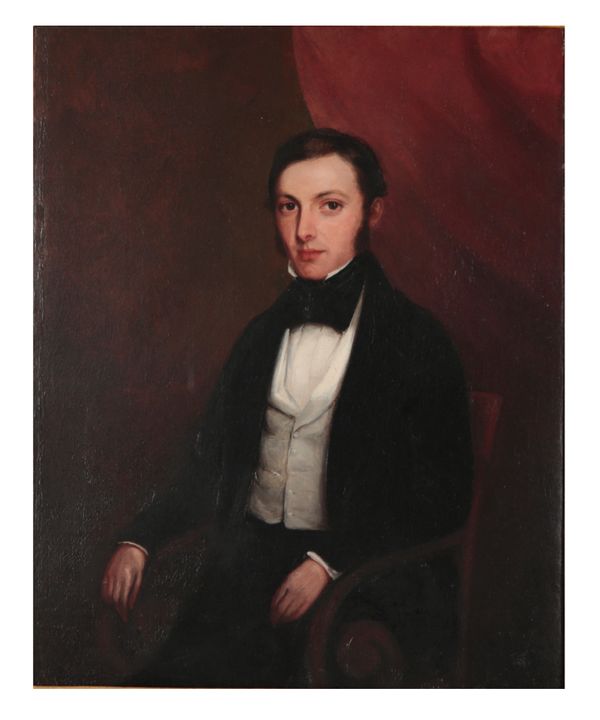 ENGLISH SCHOOL 19TH CENTURY, A PORTRAIT OF A GENTLEMAN