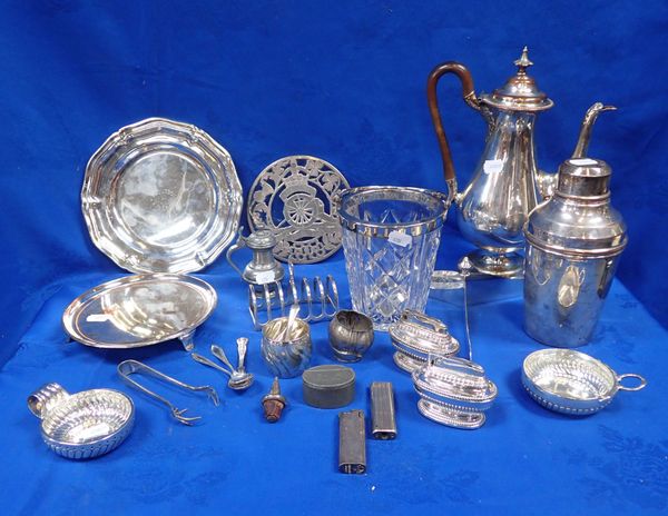 A COLLECTION OF SILVER PLATE