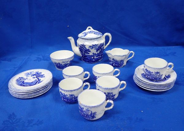 A RIDGWAY MINIATURE TEA SERVICE