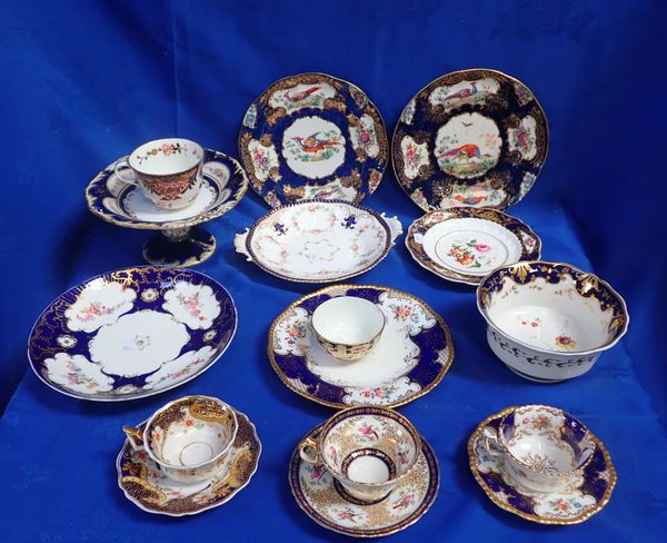 A COLLECTION OF BRITISH IMARI STYLE CERAMICS