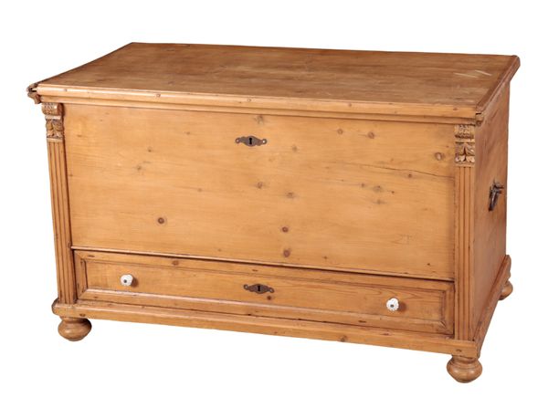 A PINE COFFER