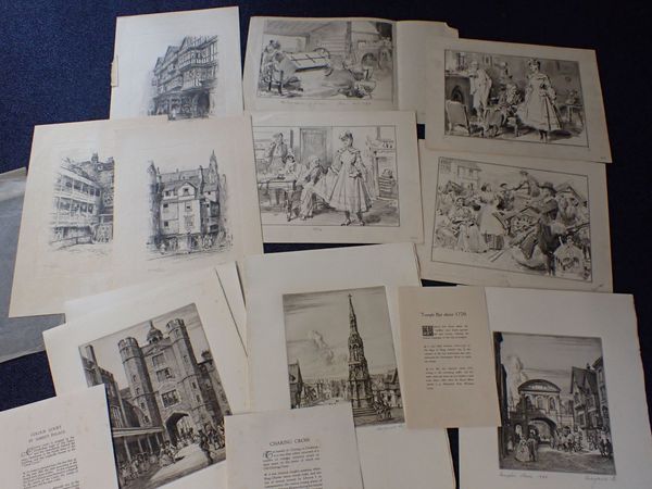 A SERIES OF COMMERCIAL DRAWINGS