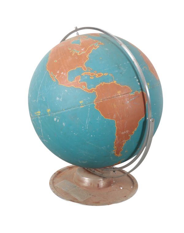 A LARGE TERRESTRIAL GLOBE