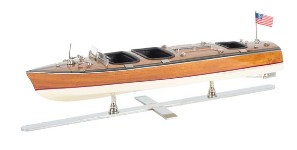 A RIVA STYLE MODEL SPEEDBOAT