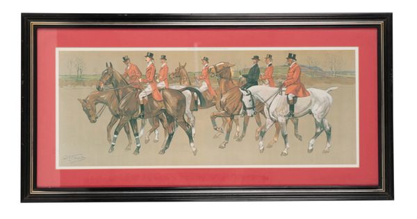 LIONEL EDWARDS: A PAIR OF HUNTING PRINTS