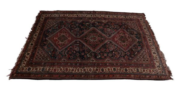 AN ANTIQUE QASHQAI CARPET