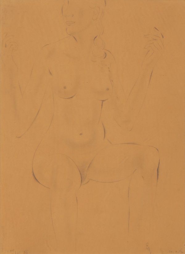 ERIC GILL (1882-1940) Nude portrait of Beatrice Warde