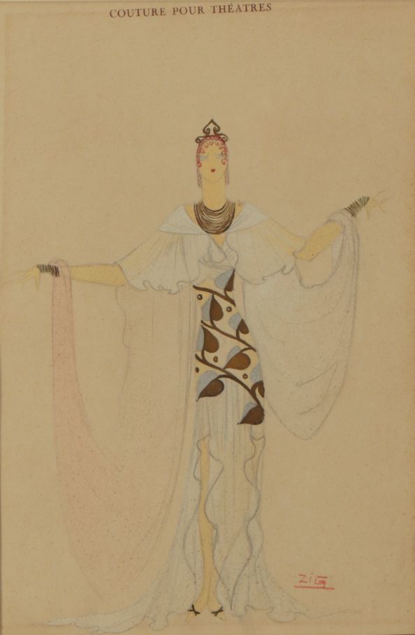 ZIG (LOUIS GAUDIN 1882-1936), 'Couture Pour Theatre'