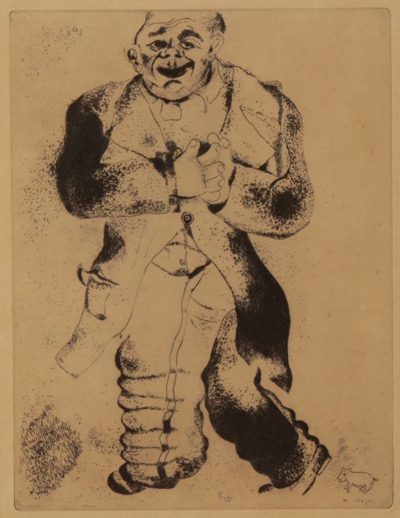 *MARC CHAGALL (1887-1985) 'Sobakévitch'