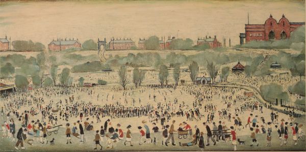 *LAURENCE STEPHEN LOWRY (1887-1976) 'Peel Park, Salford'