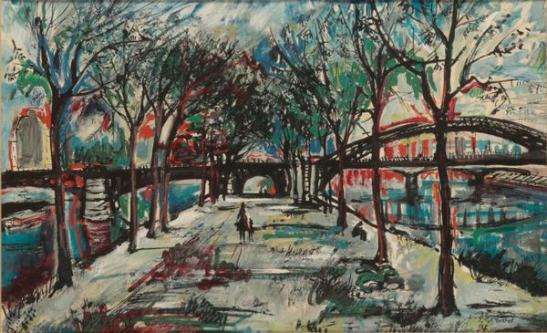 *RICHARD WEISBROD (1906-1991) 'Pont de Grenelle, Paris'