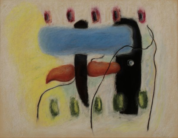 CONTINENTAL SCHOOL, 20TH CENTURY Abstract composition