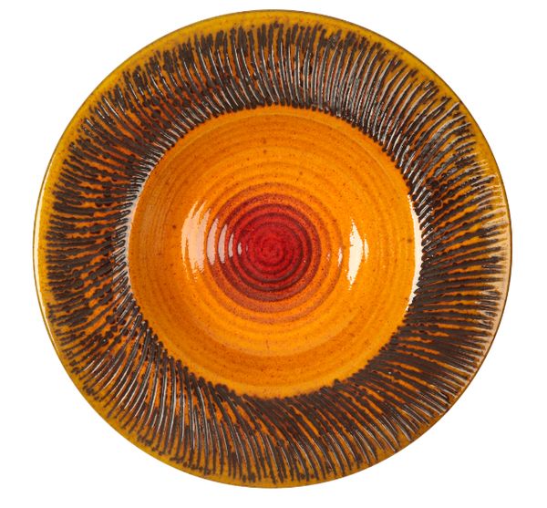 *GUY SYDENHAM (1916-2005) FOR POOLE POTTERY: A LARGE TABLE BOWL