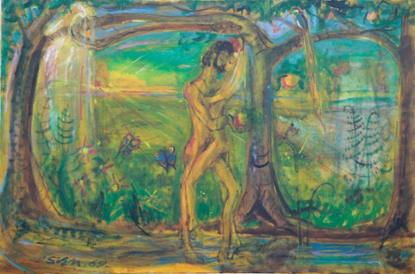 *SVEN BERLIN (1911-1999) 'The Creation Cycle - Adam and Eve - Temptation in Paradise'