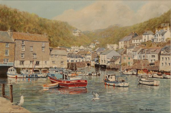 *ROBIN DAVIDSON (20th Century) 'Polperro - Cornwall'