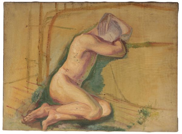 *SUSHILA SINGH (1904-1999) Nude study of a man