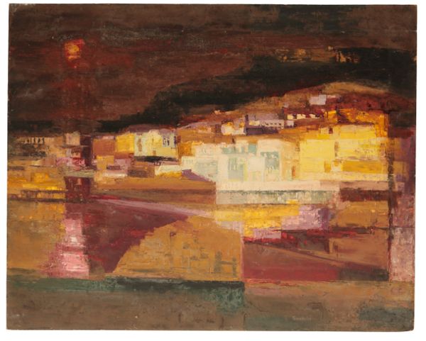 *SUSHILA SINGH (1904-1999) 'Waterfront, Mykonos'