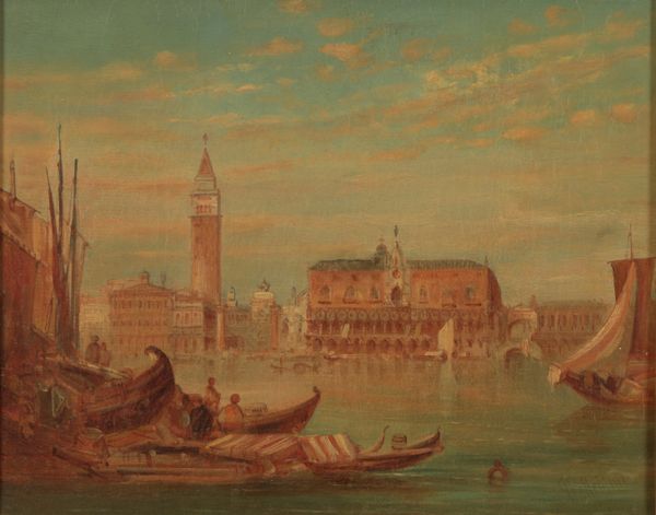 ALFRED POLLENTINE (1836-1890) A pair of Venetian canal scenes