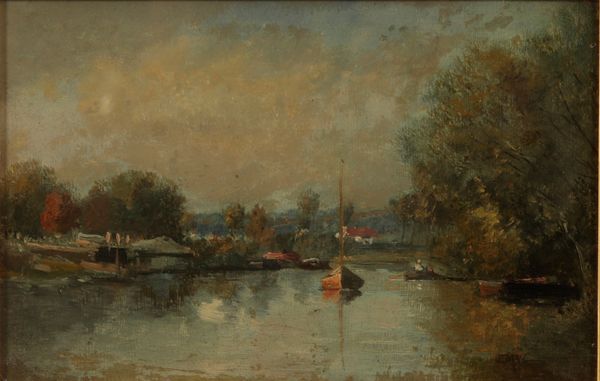 EDMUND MORISON WIMPERIS (1865-1946) River landscape